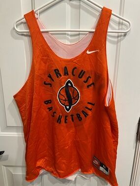 Nike Syracuse Orange Mesh reversible Basketball Jersey pinney
